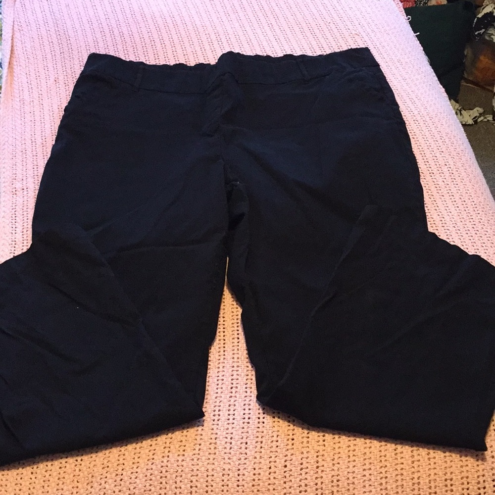 Stretchy black work pants
